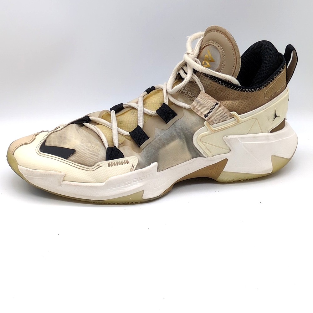 Nike Air Jordan Sneakers Mens Why Not Beige 15 Basketball Shoes DC3637-102